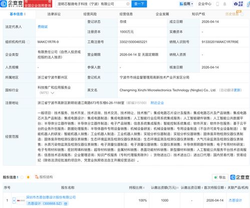 杰恩設計跨界布局微電子與AI業務，戰略意圖引關注